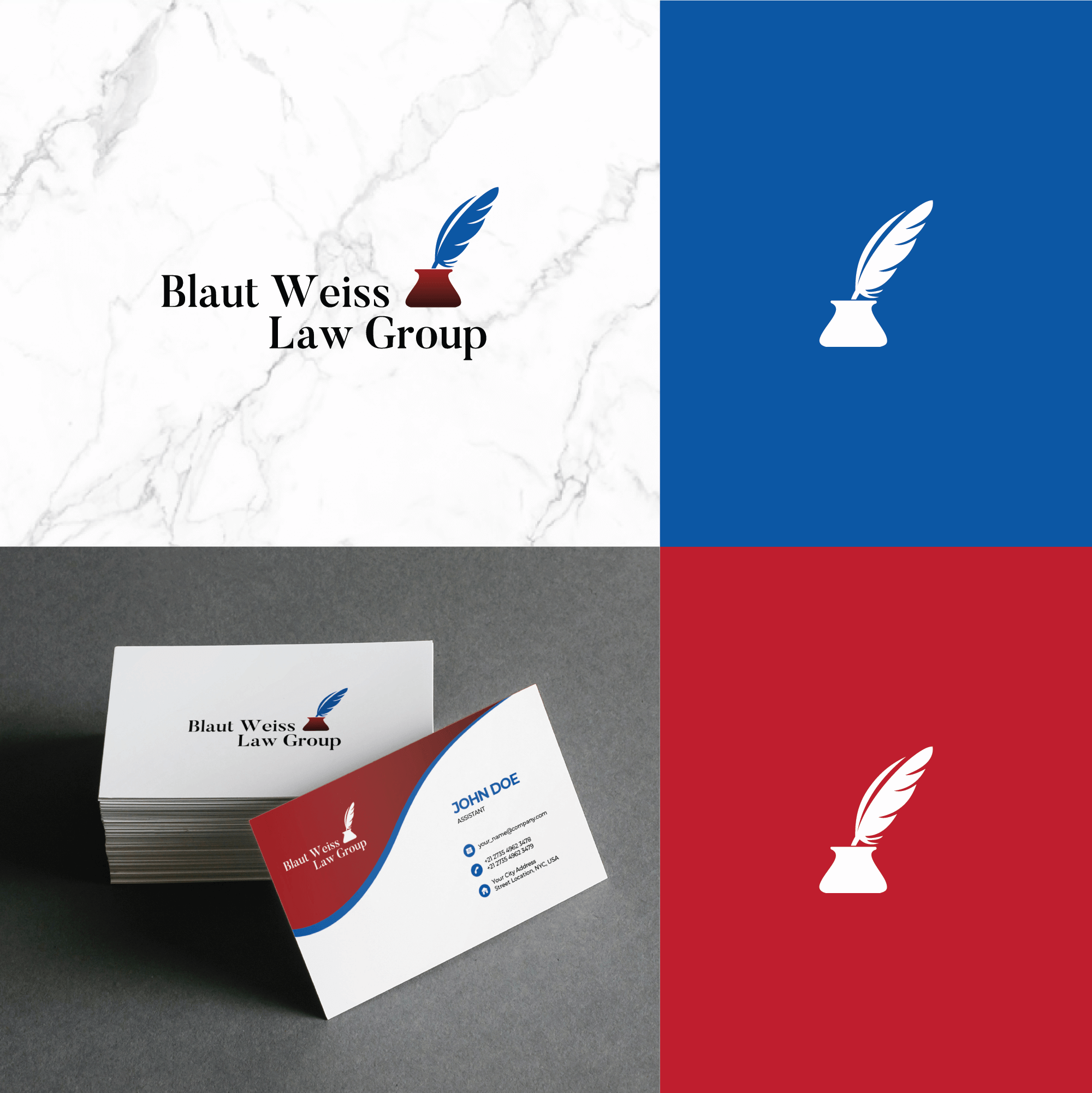 Logo Design by MarkazAlrusumatOfficial for Blaut Weiss Law Group | Design #23790910