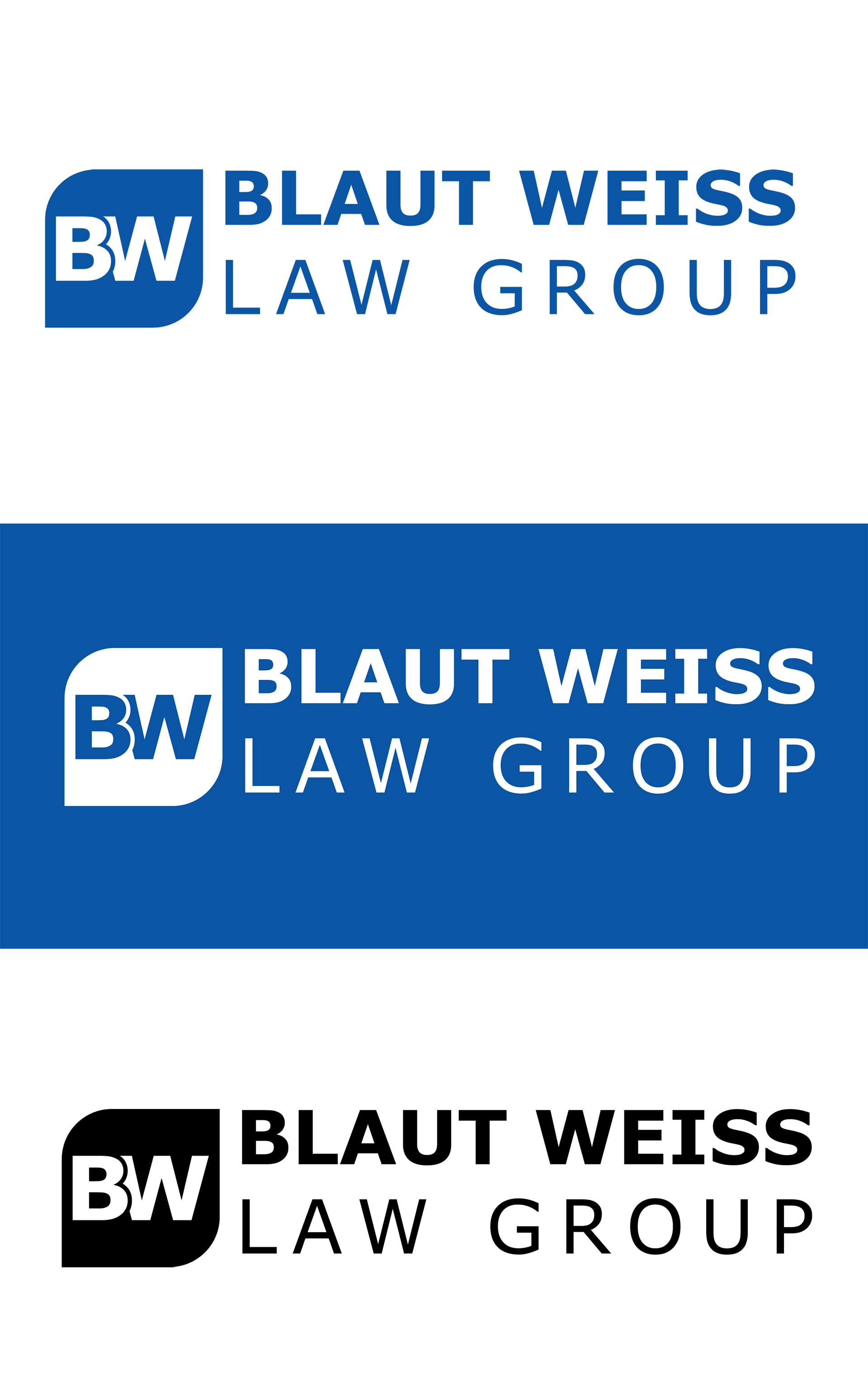 Logo Design by Graphics Design Help for Blaut Weiss Law Group | Design #23776797