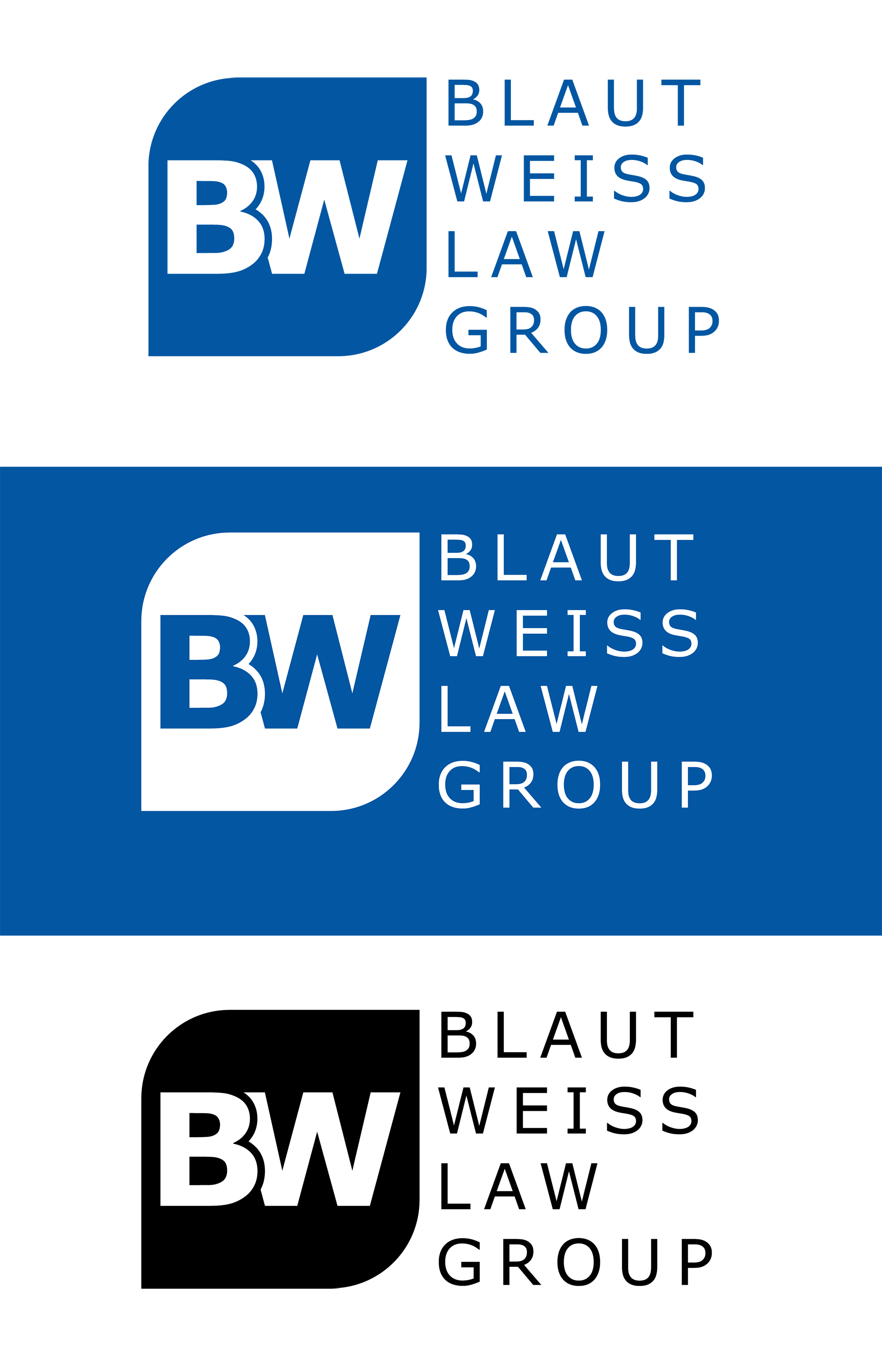 Logo Design by Graphics Design Help for Blaut Weiss Law Group | Design #23776799