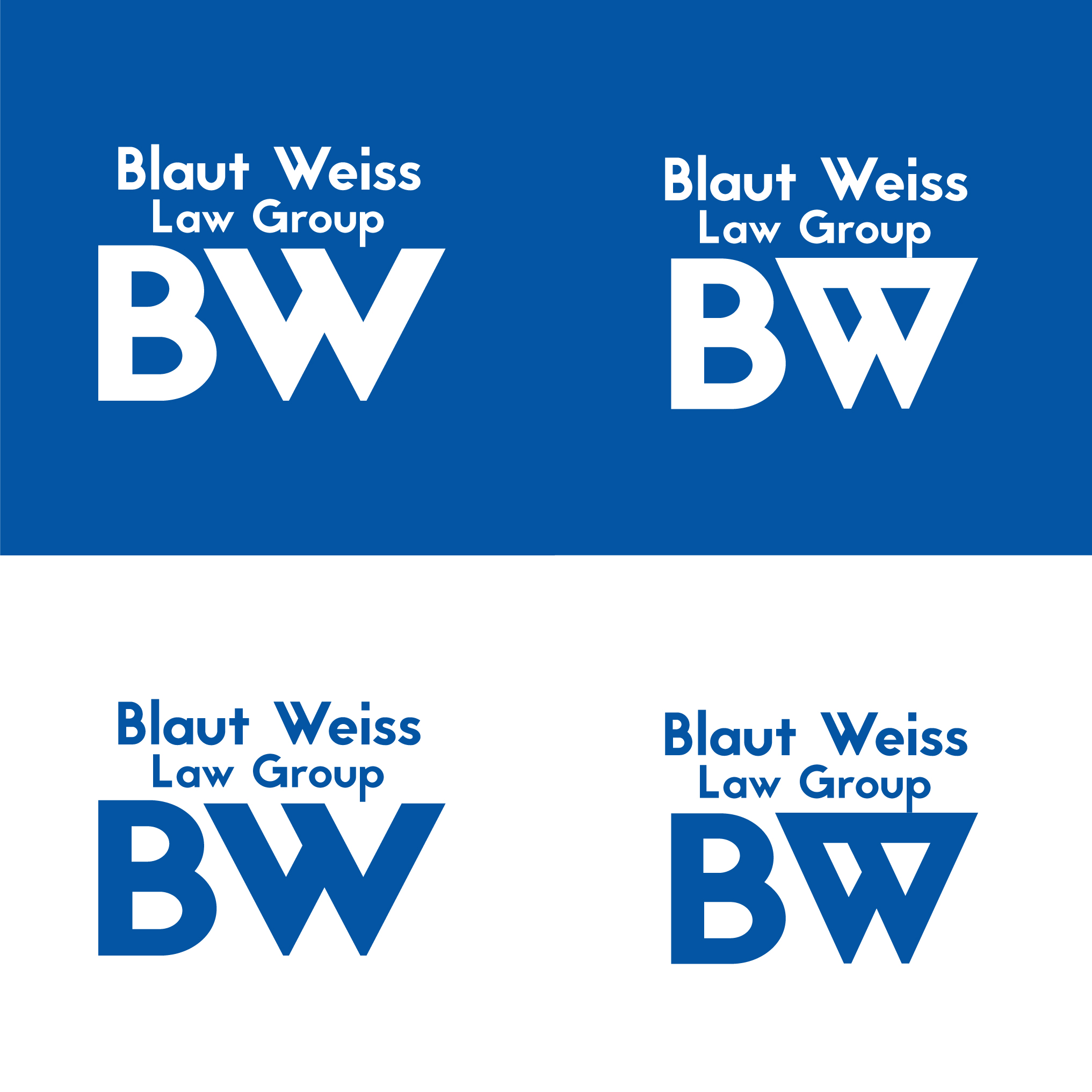 Logo Design by Ancient Flame for Blaut Weiss Law Group | Design #23823308