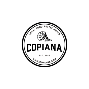 Two versions of the logo are attached, but we want to add our website - www.copiana.com and "Local Food.  Better World" as well | Logo Design by ddnsycrowd