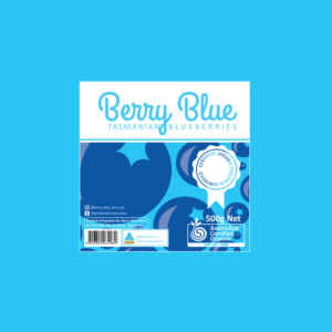 Label Design by nancyy for Berry Blue Blueberries | Design: #23777681
