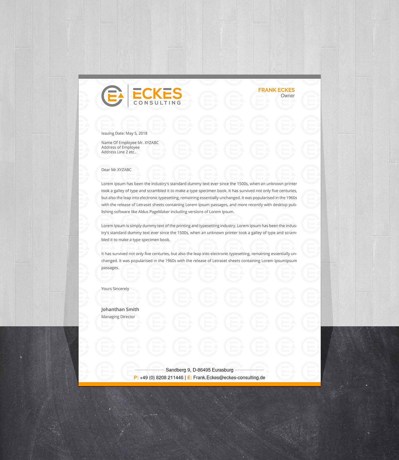 Business Card Design by Creations Box 2015 for eckes-consulting | Design #23822636