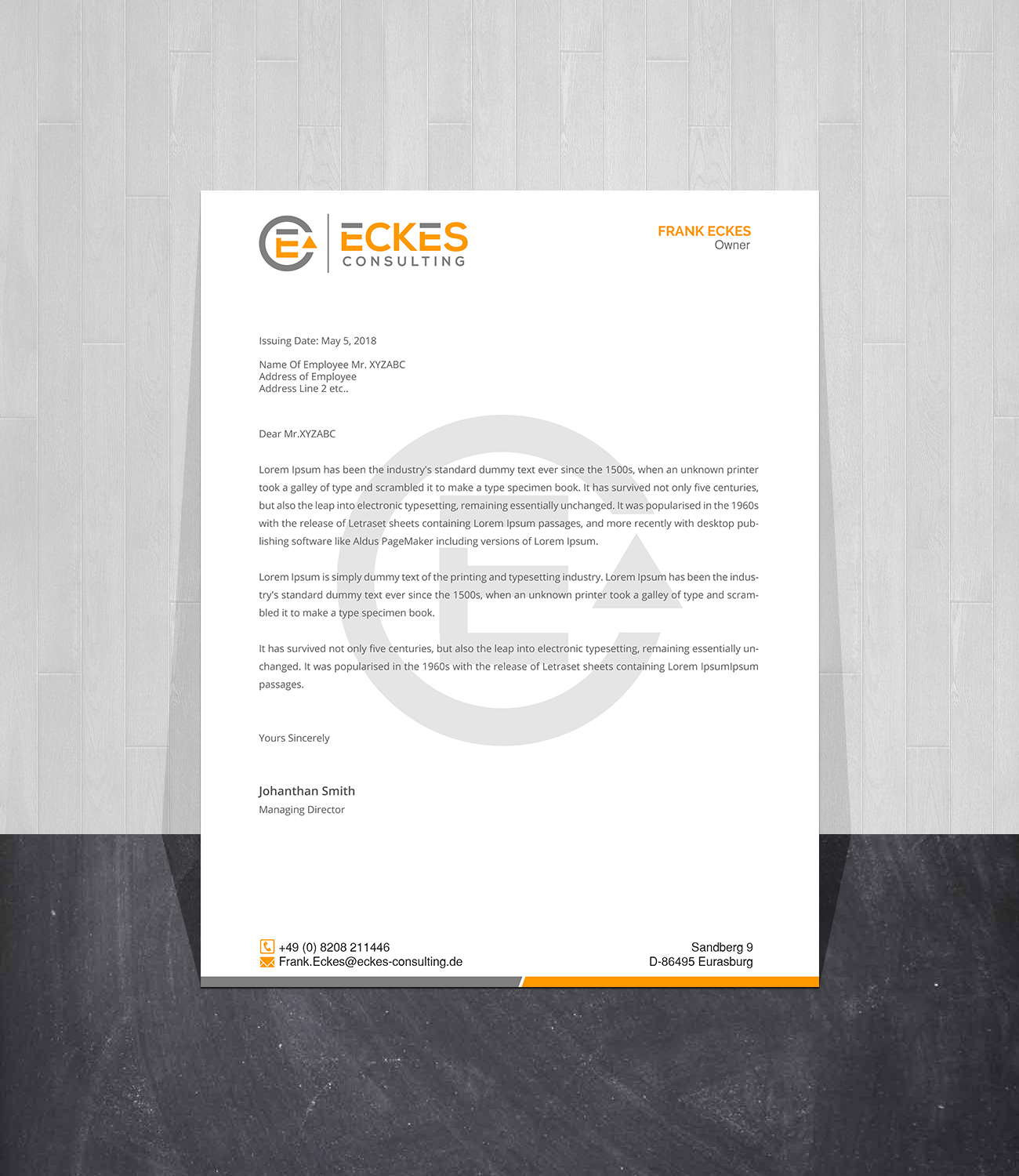 Business Card Design by Creations Box 2015 for eckes-consulting | Design #23822640