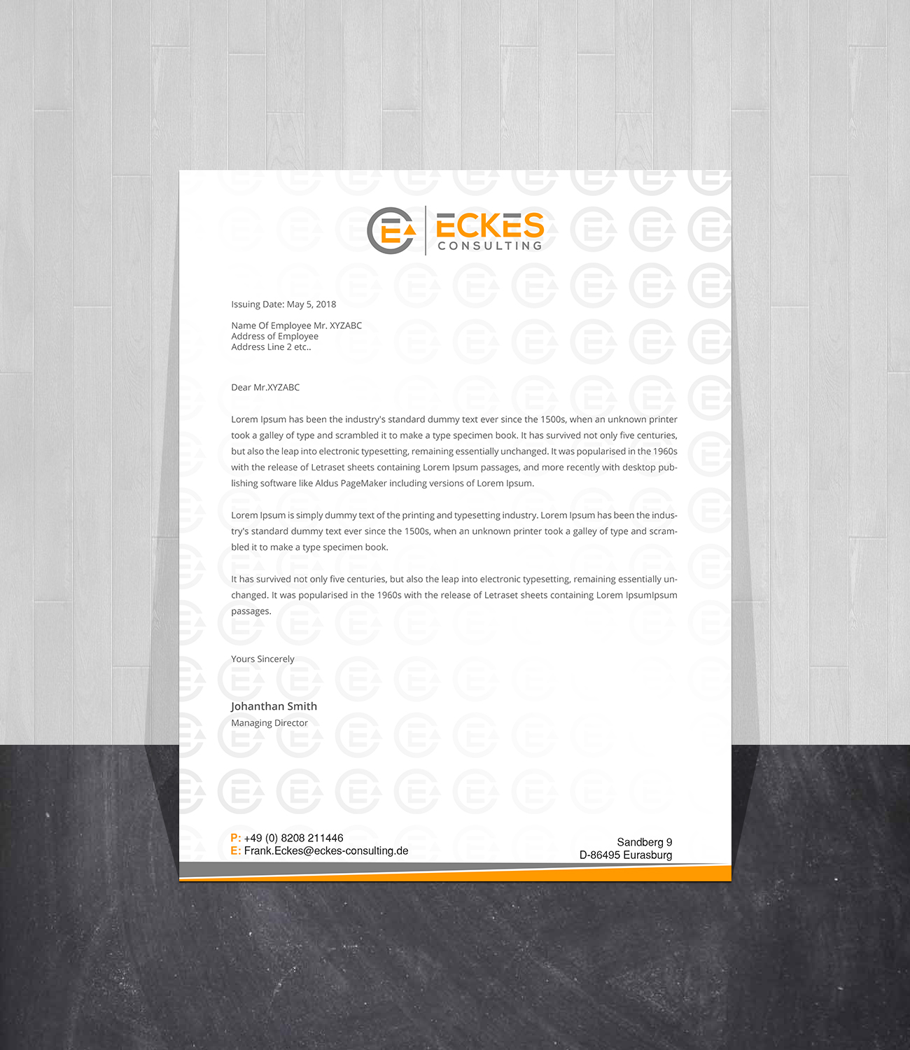 Business Card Design by Creations Box 2015 for eckes-consulting | Design #23822641