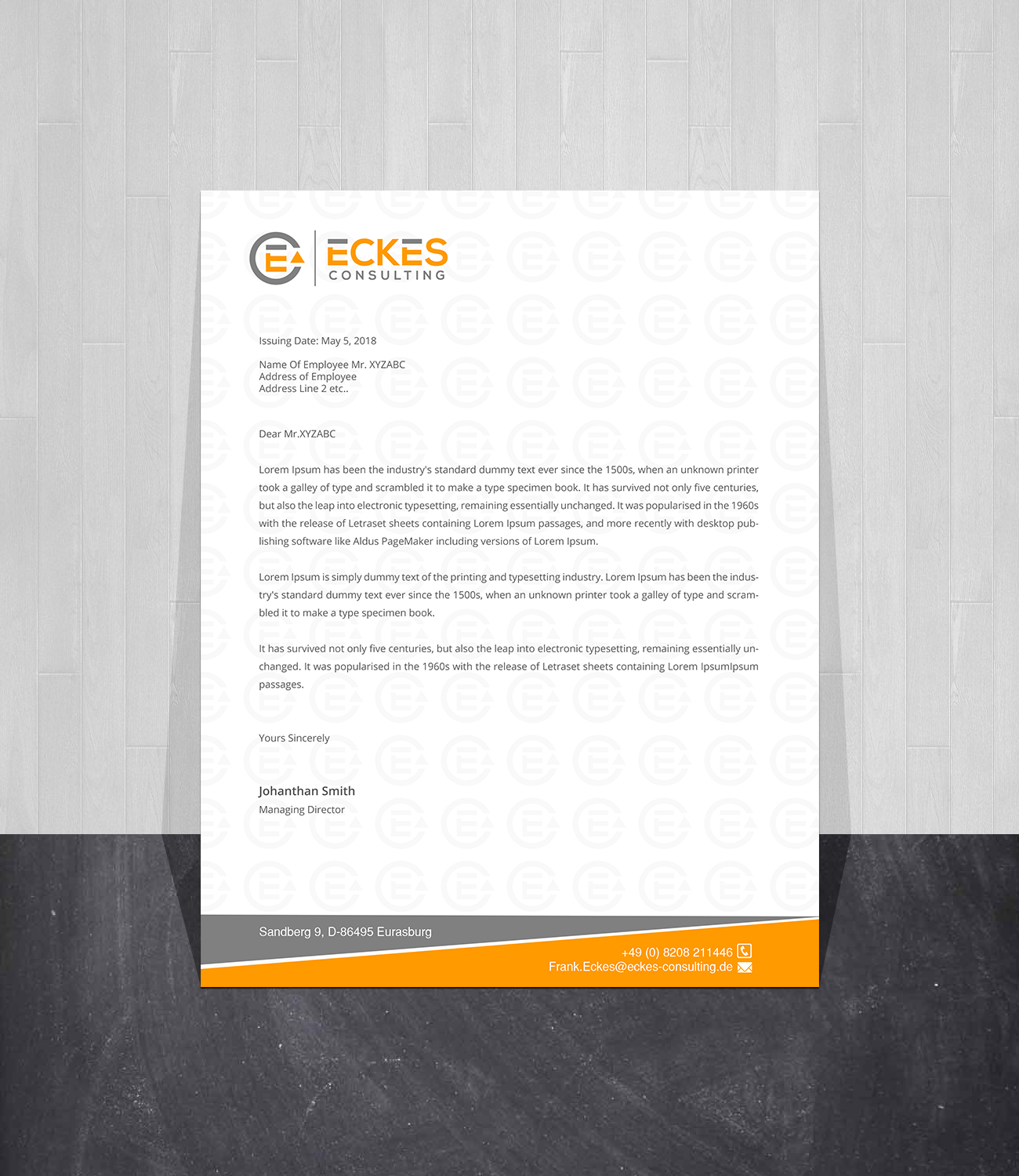 Business Card Design by Creations Box 2015 for eckes-consulting | Design #23822645