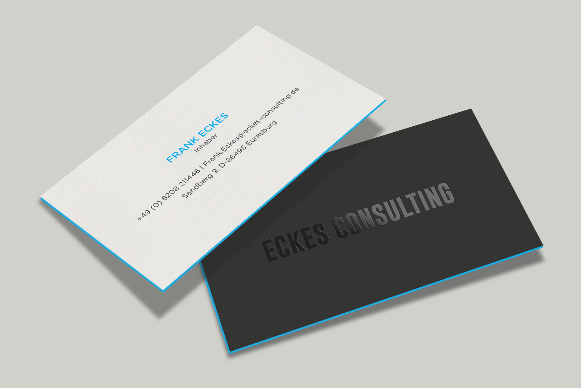 Design de Carte de Visite par Tripti Ranjan Gain pour eckes-consulting | Design #23773733