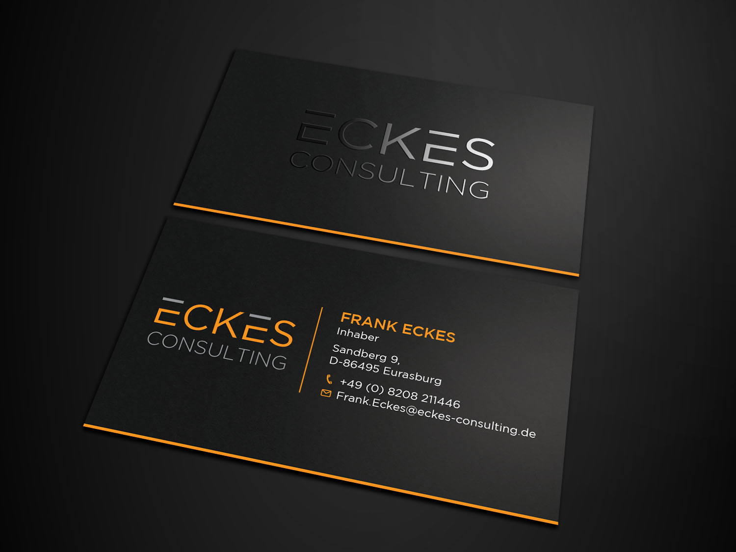 Design de Carte de Visite par Tripti Ranjan Gain pour eckes-consulting | Design #23773743