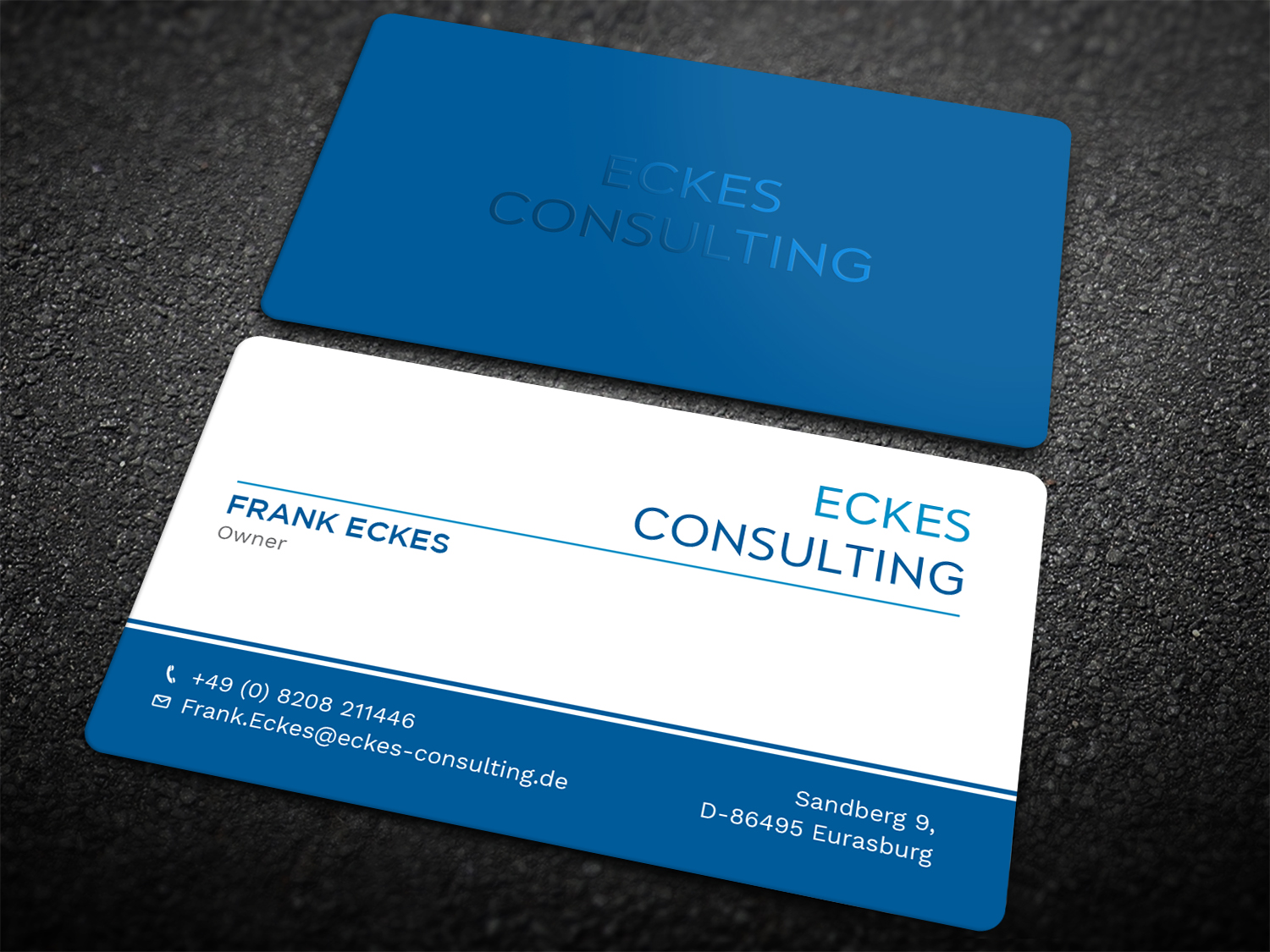 Diseño de Tarjeta de Presentación por Tripti Ranjan Gain para eckes-consulting | Diseño #23774117