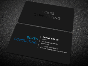 Diseño de Tarjeta de Presentación por Tripti Ranjan Gain para eckes-consulting | Diseño: #23774138