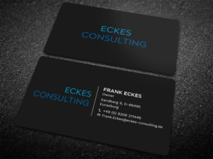 Diseño de Tarjeta de Presentación por Tripti Ranjan Gain para eckes-consulting | Diseño: #23774139