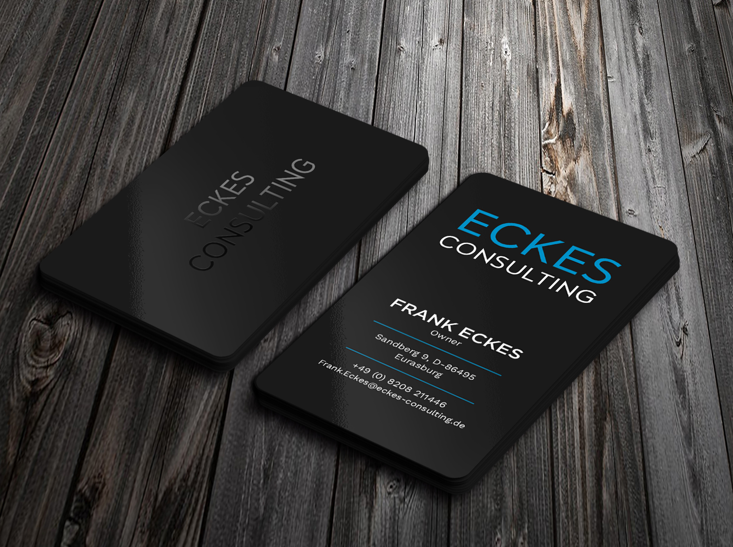 Diseño de Tarjeta de Presentación por Tripti Ranjan Gain para eckes-consulting | Diseño #23774156