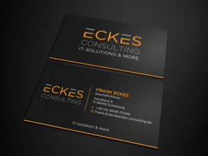 Business Card Design by Tripti Ranjan Gain for eckes-consulting | Design: #23782013