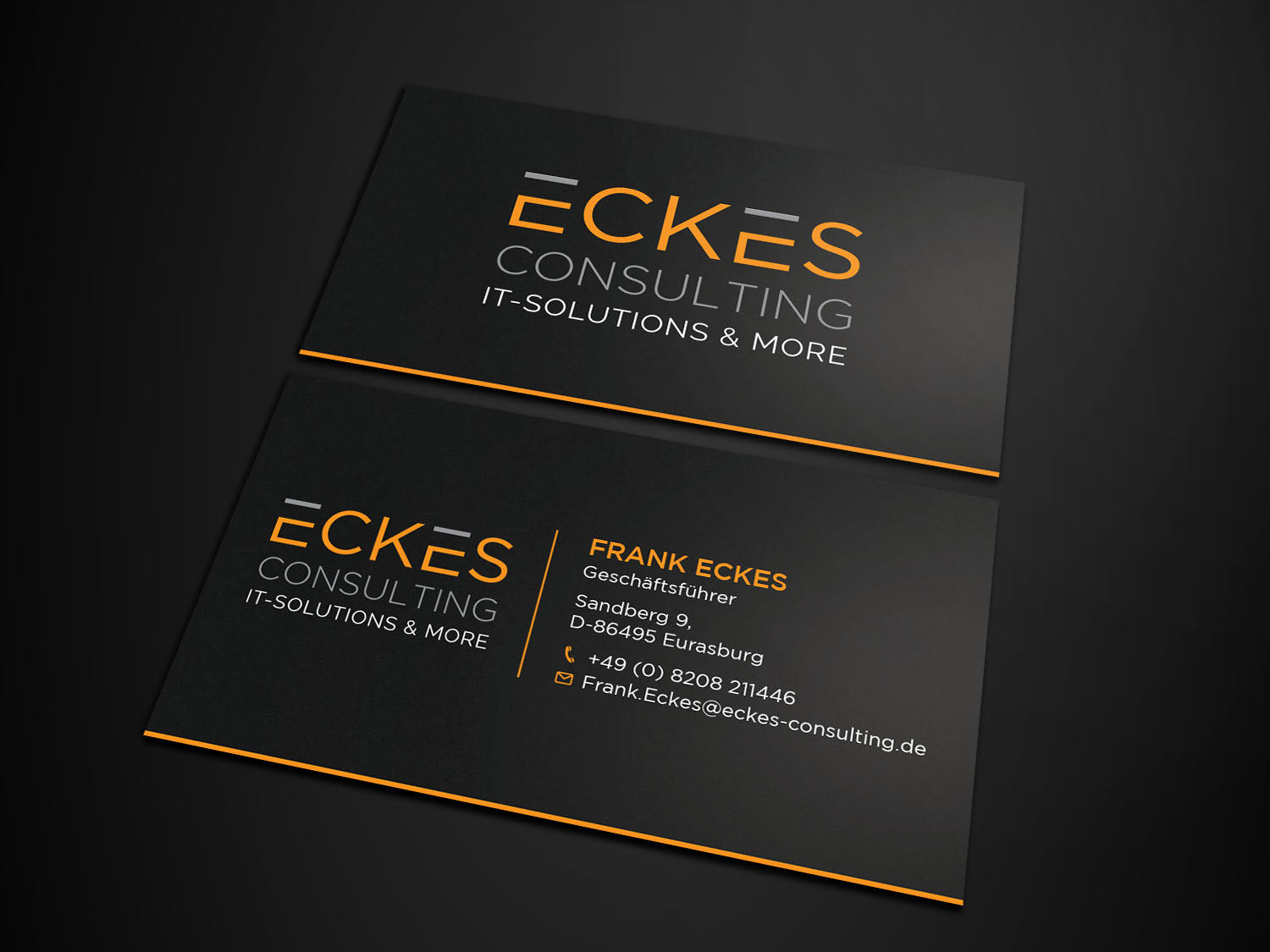 Business Card Design by Tripti Ranjan Gain for eckes-consulting | Design #23782022