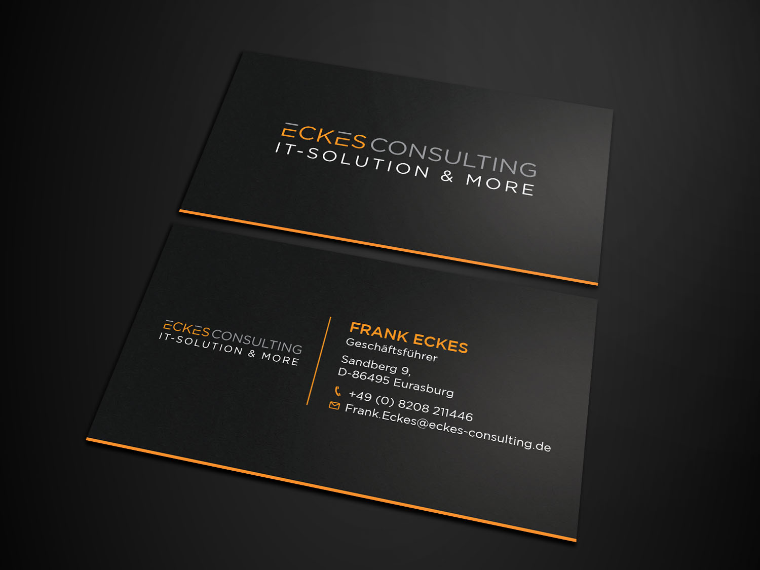 Business Card Design by Tripti Ranjan Gain for eckes-consulting | Design #23790450