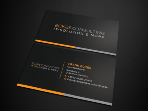 Business Card Design by Tripti Ranjan Gain for eckes-consulting | Design: #23798615