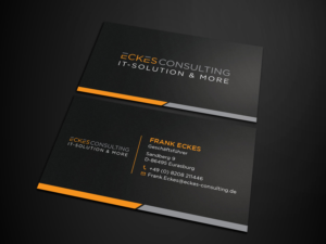 Business Card Design by Tripti Ranjan Gain for eckes-consulting | Design: #23798617