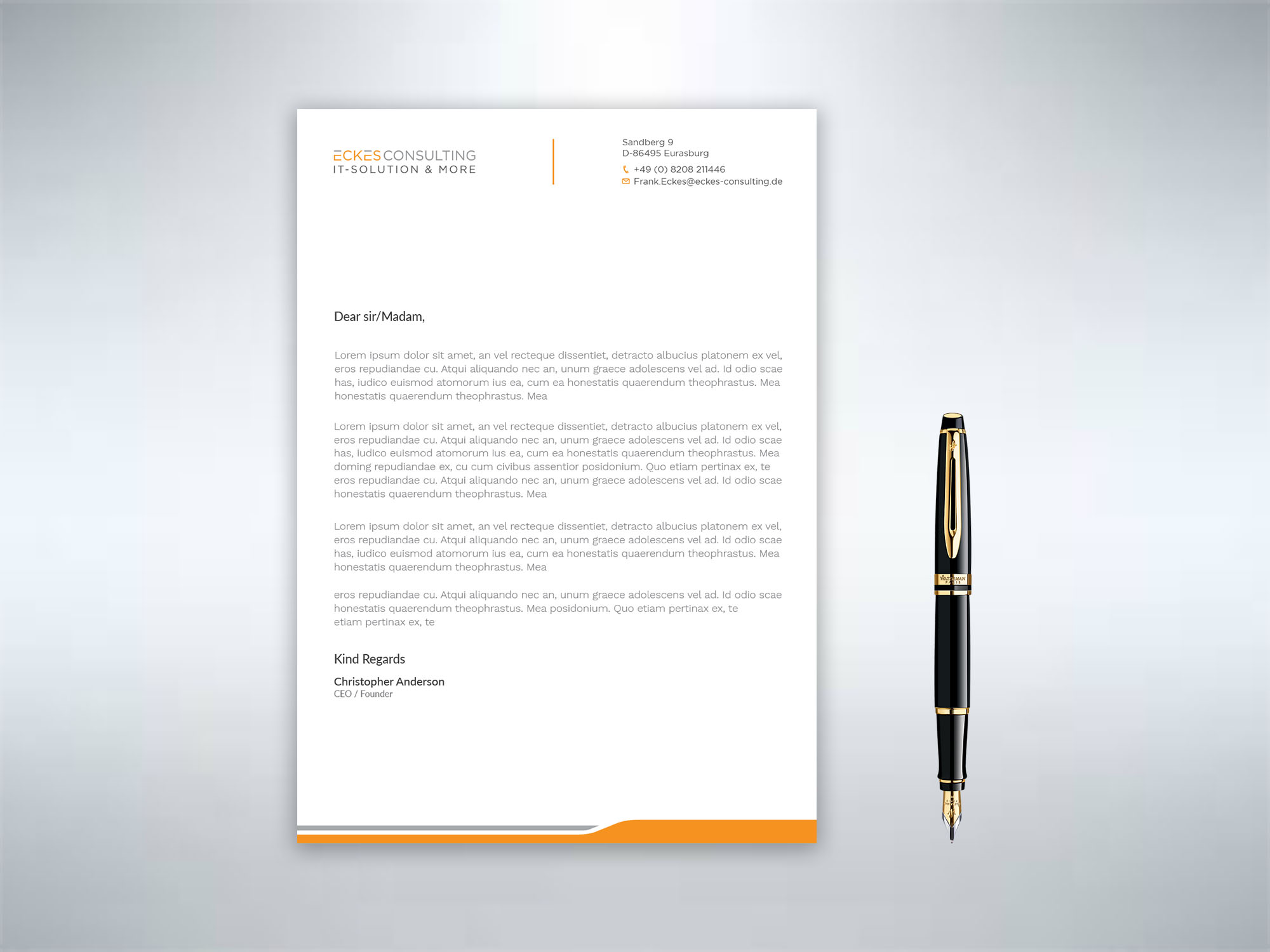 Business Card Design by Tripti Ranjan Gain for eckes-consulting | Design #23799743