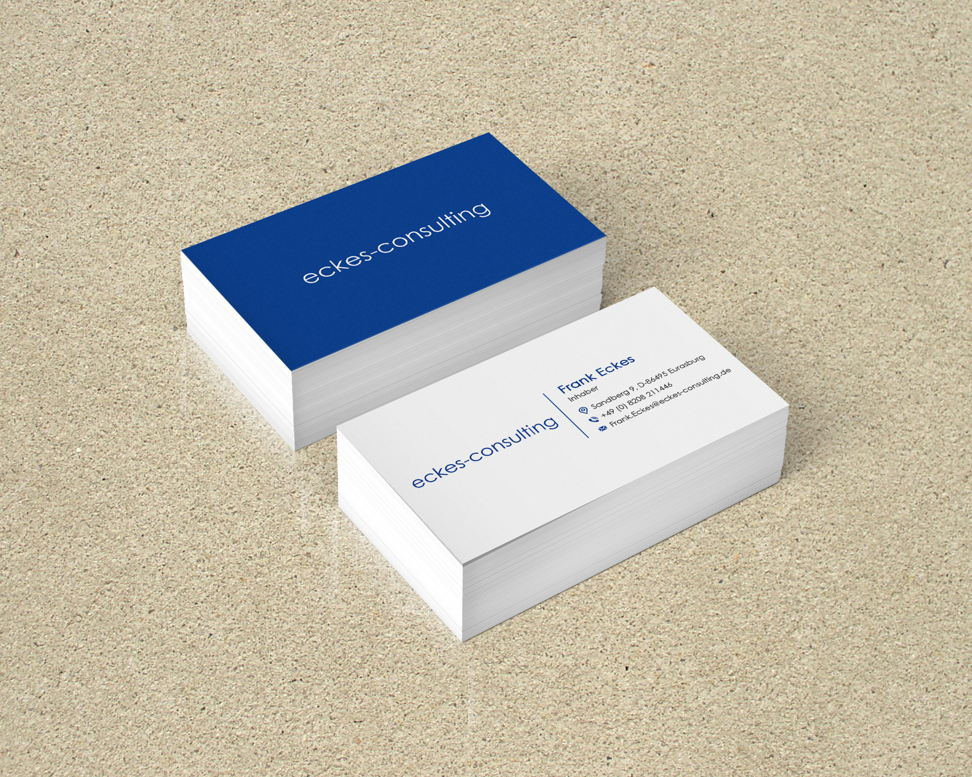 Diseño de Tarjeta de Presentación por T.R para eckes-consulting | Diseño #23777408