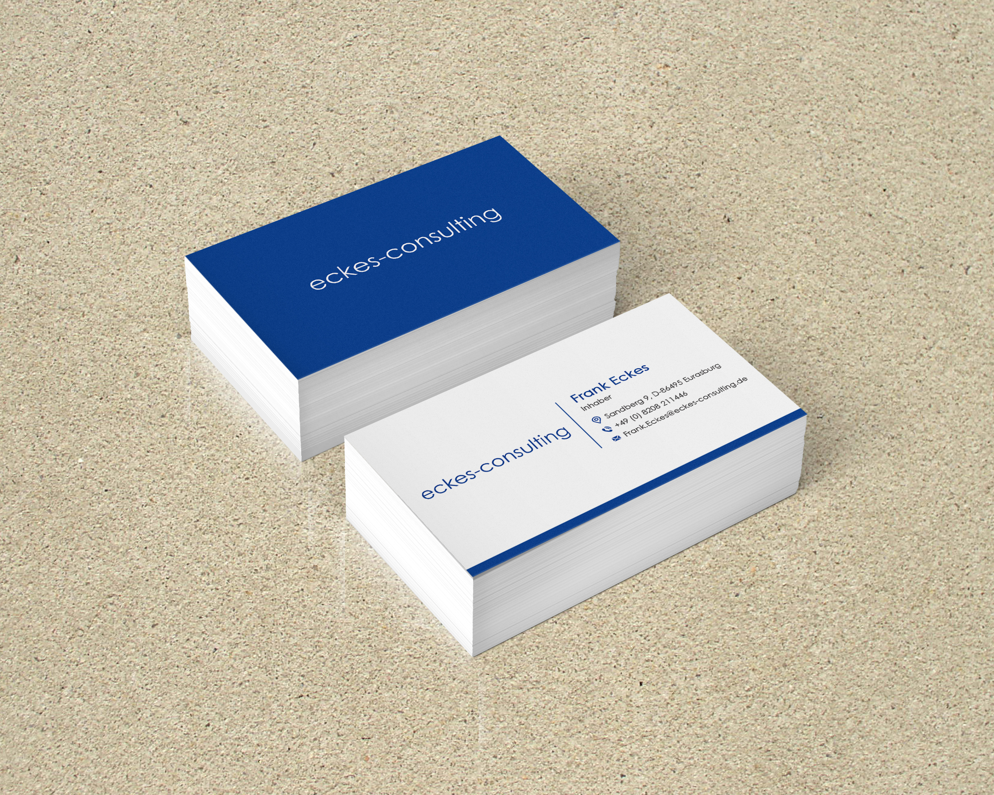 Diseño de Tarjeta de Presentación por T.R para eckes-consulting | Diseño #23777415