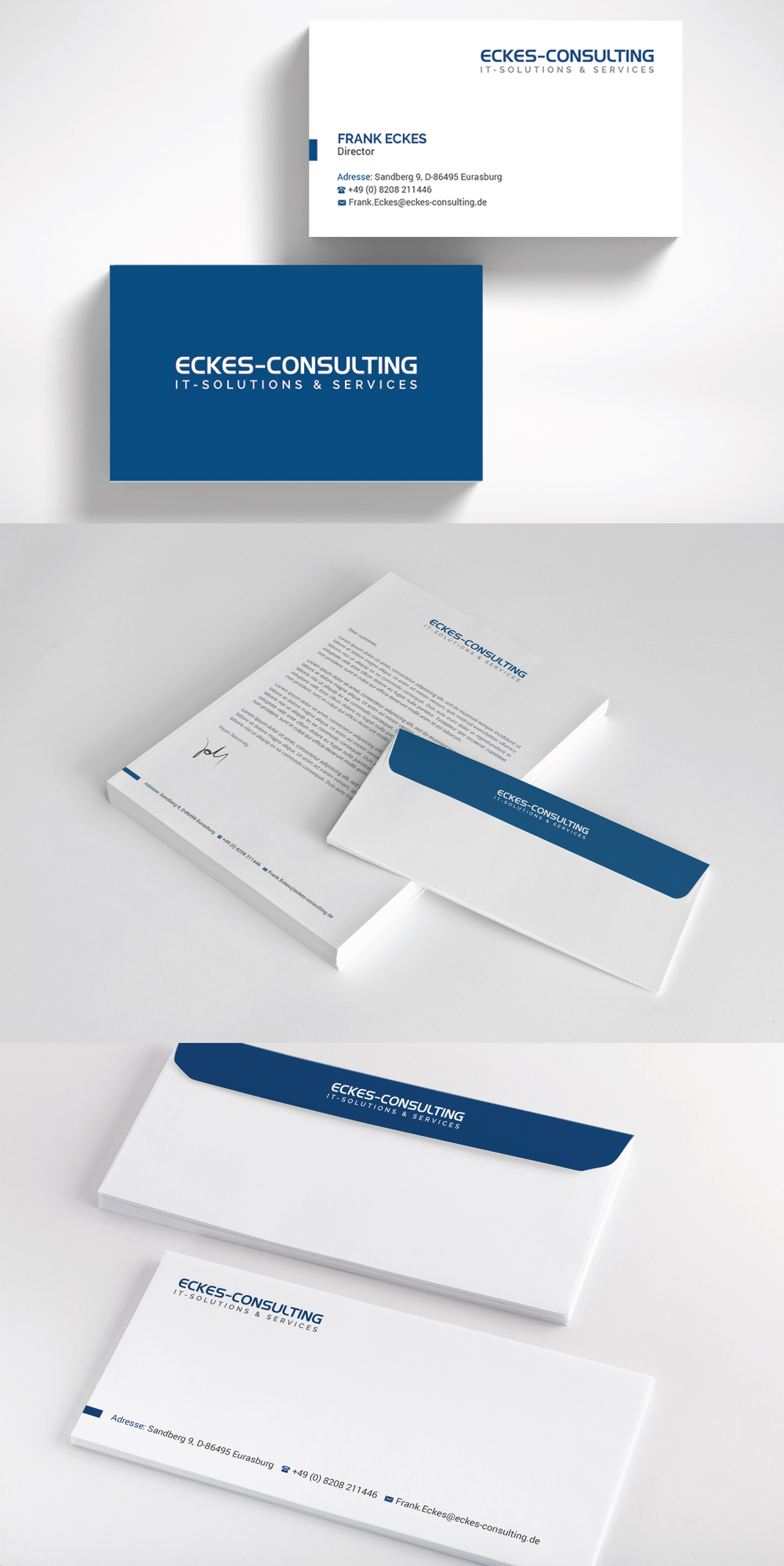 Business Card Design by R.design for eckes-consulting | Design #23784315