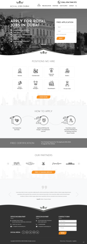 Landing Page-Design von pb für dieses Projekt | Design: #23785802