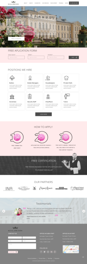Landing Page-Design von pb für dieses Projekt | Design: #23822581