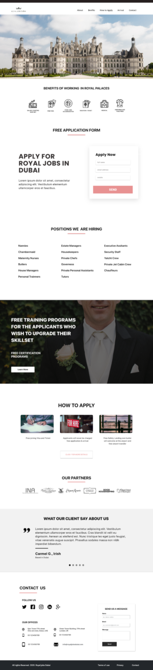 Landing Page-Design von Praveen Dehury für dieses Projekt | Design: #23820605