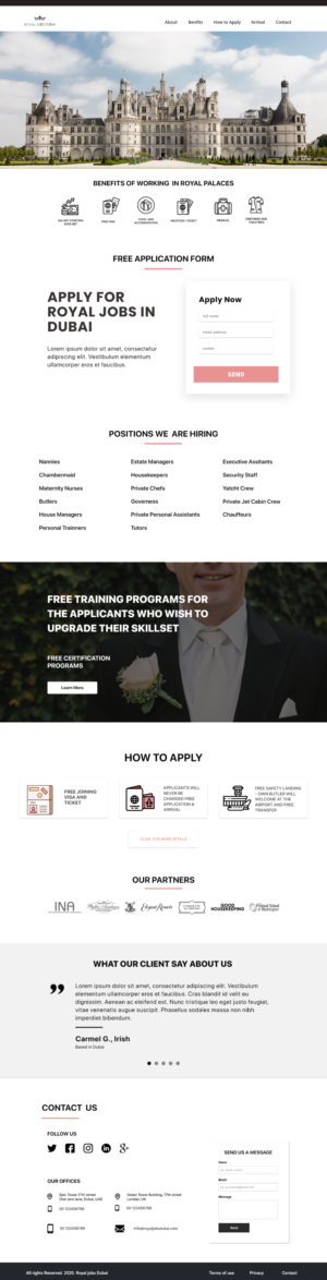 Landing Page-Design von Praveen Dehury für dieses Projekt | Design: #23824889