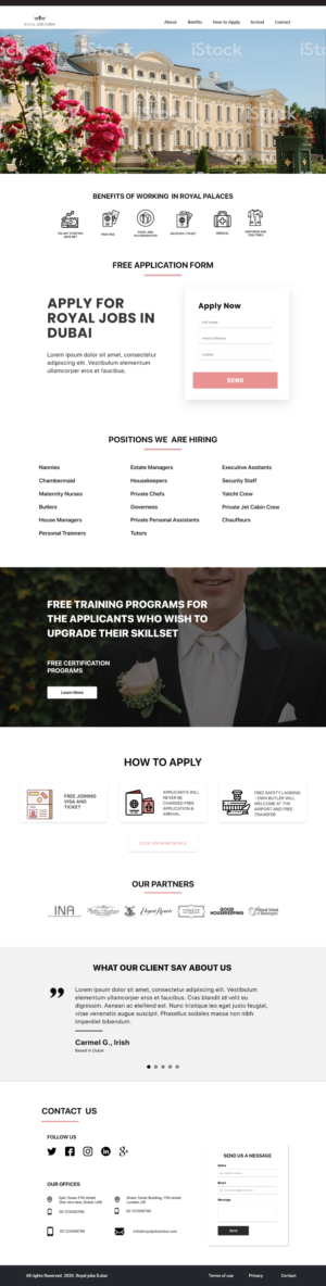 Landing Page Design by Praveen Dehury