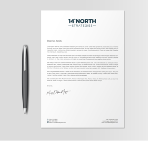 Stationery for use with 14 North reports | Stationery Design by chandrayaan.creative