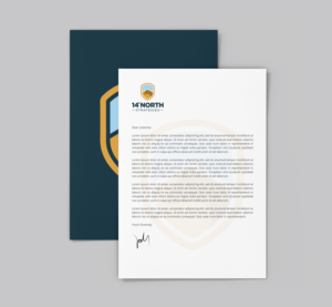 Stationery for use with 14 North reports | Stationery Design by R.design