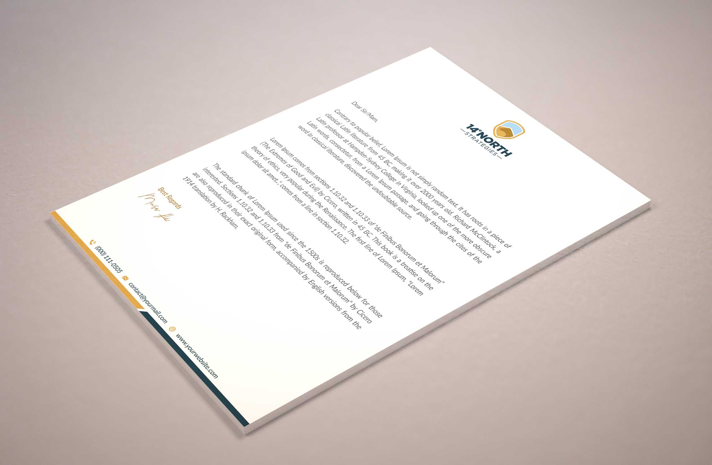 Stationery Design by Musa. A for this project | Design #23777657