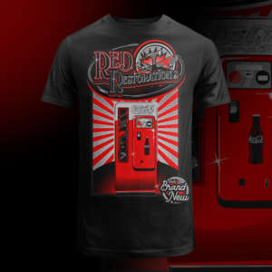 Retro Coca-Cola style T shirt design  | Diseño de Camiseta por EzaiLX