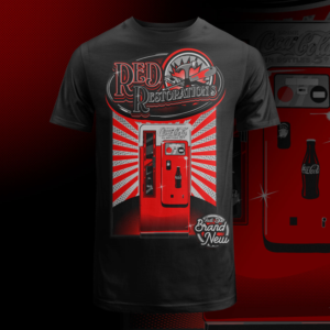 Retro Coca-Cola style T shirt design  | T-shirt Design by EzaiLX