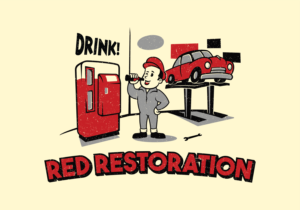 Retro Coca-Cola style T shirt design  | T-shirt Design by Arif Luqman a.k.a Maman