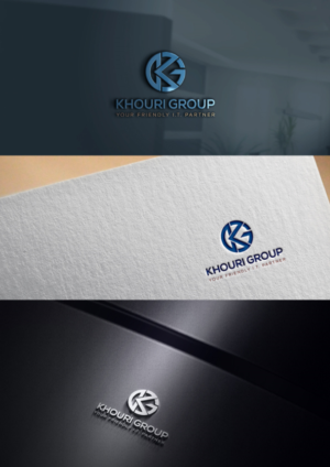 KhouriGroup - Your friendly I.T. partner | Logo Design by DesIcon