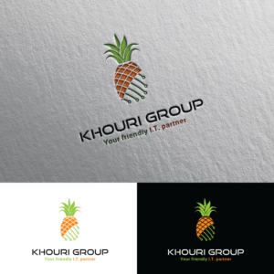 KhouriGroup - Your friendly I.T. partner | Logo Design by Rii