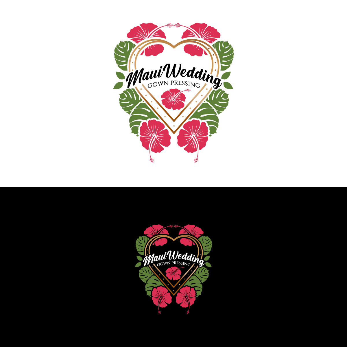 Logo-Design von Graphic Bricks für Maui Wedding Gown Pressing | Design #23782825