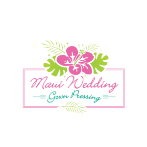 Logo Design by geni for Maui Wedding Gown Pressing | Design: #23780951