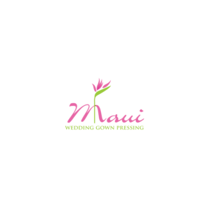 Logo Design by wisest design@ for Maui Wedding Gown Pressing | Design: #23784482