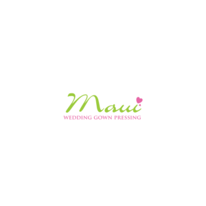 Logo Design by wisest design@ for Maui Wedding Gown Pressing | Design: #23784483