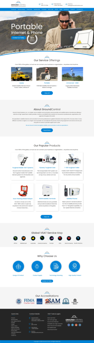 WordPress-Design von harmi_199 für Ground Control | Design: #23796322