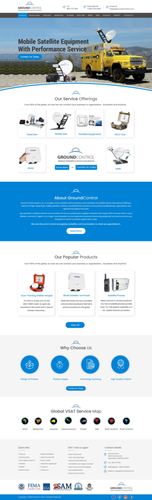 WordPress-Design von harmi_199 für Ground Control | Design: #23796487