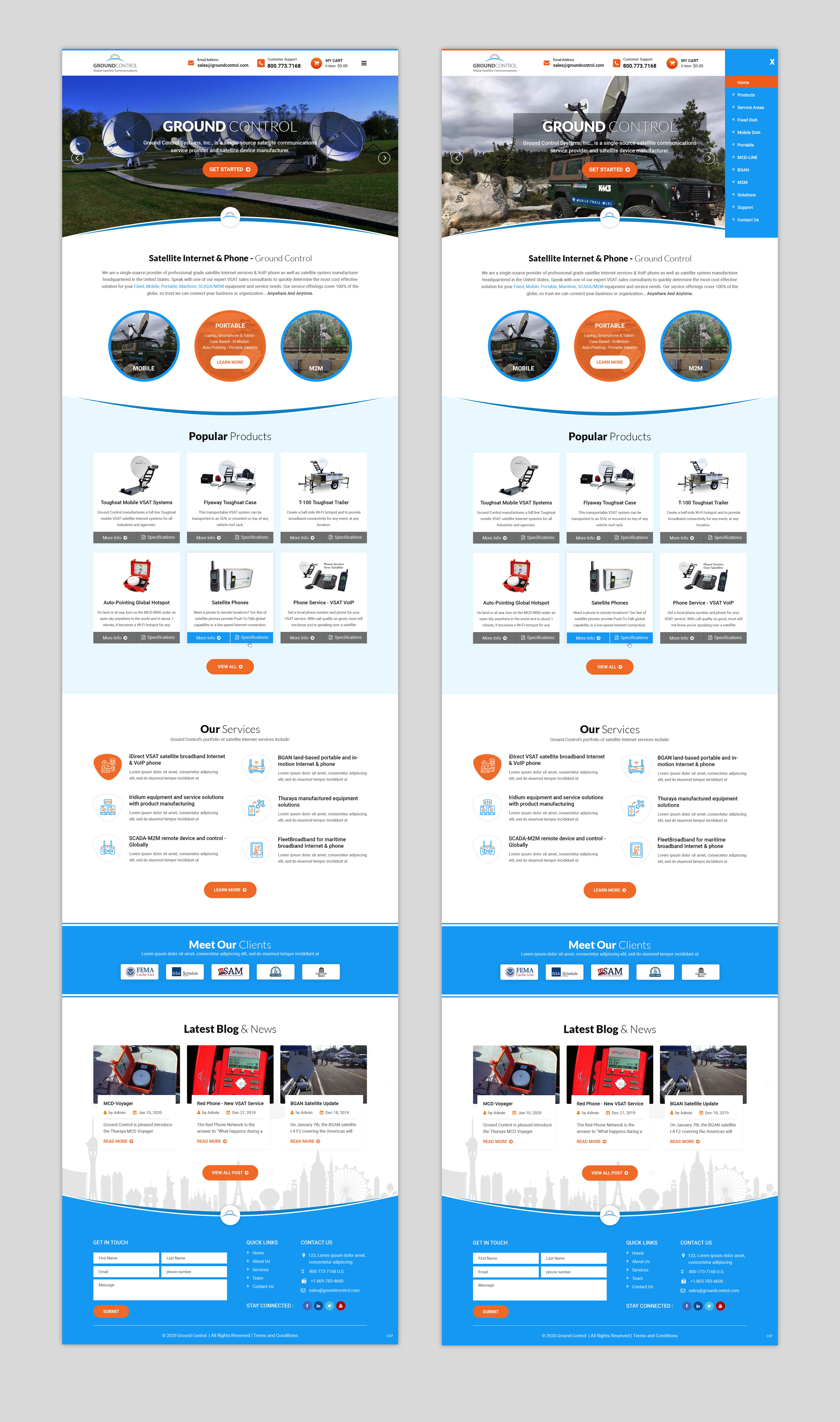 Design Wordpress par pb pour Ground Control | Design #23785671