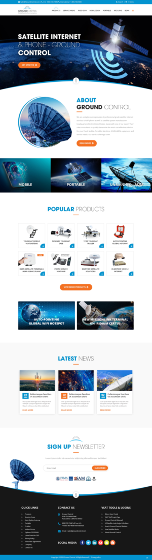 WordPress-Design von pb für Ground Control | Design: #23785674