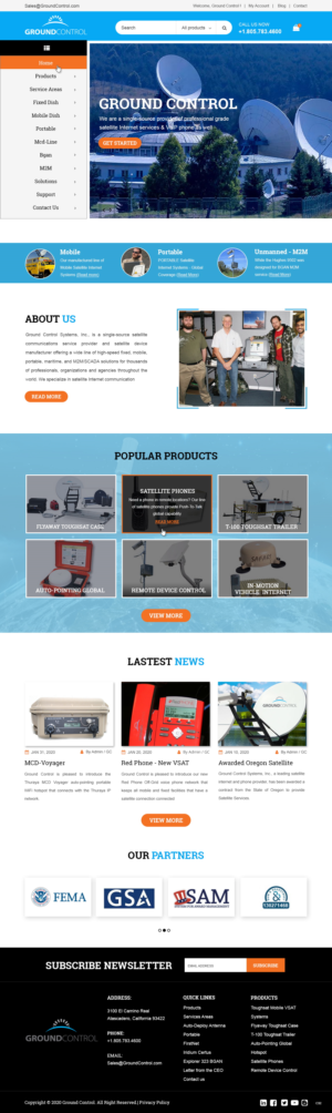 WordPress-Design von pb für Ground Control | Design: #23785675