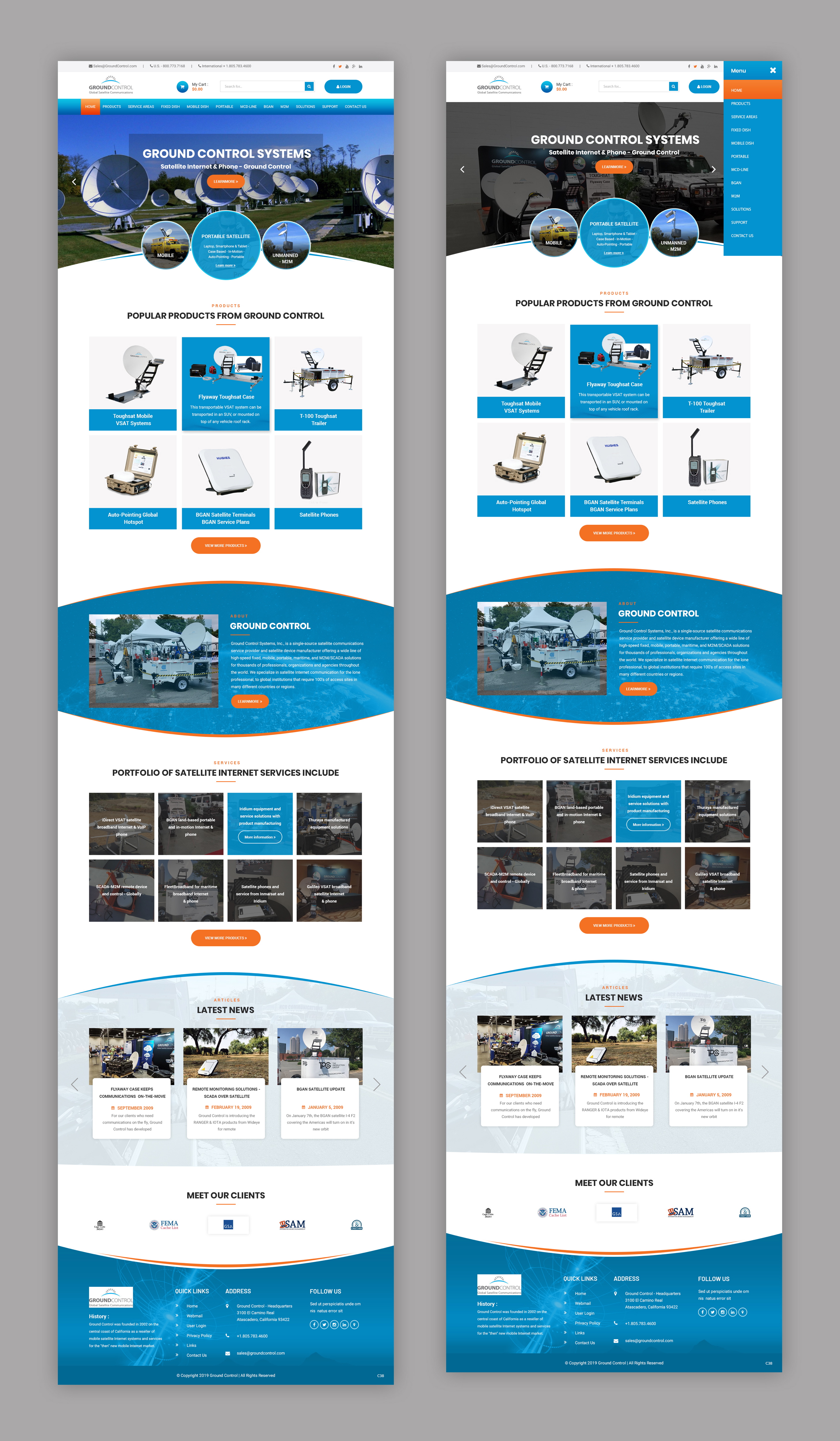 Design Wordpress par pb pour Ground Control | Design #23785691