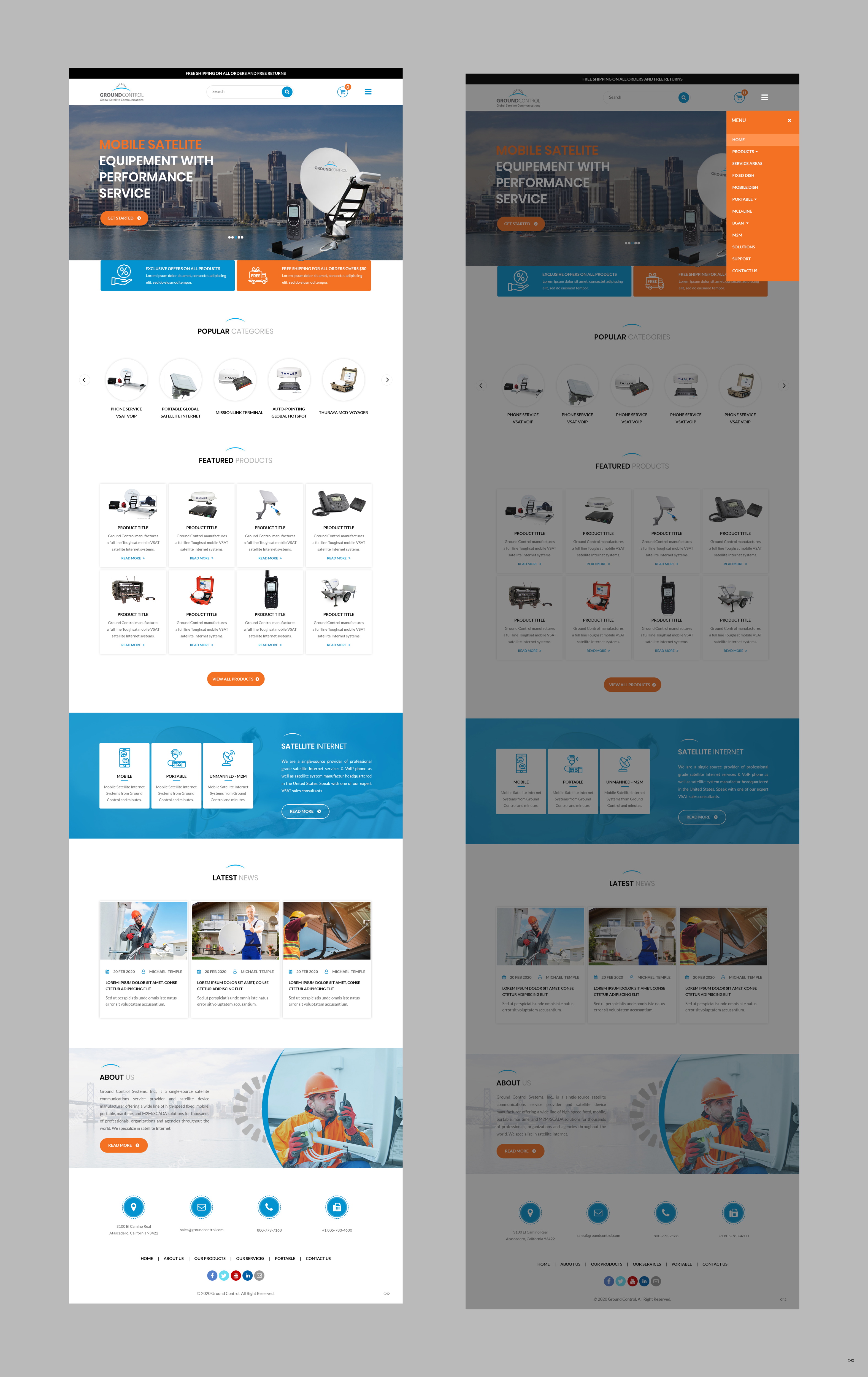 Design Wordpress par pb pour Ground Control | Design #23785692