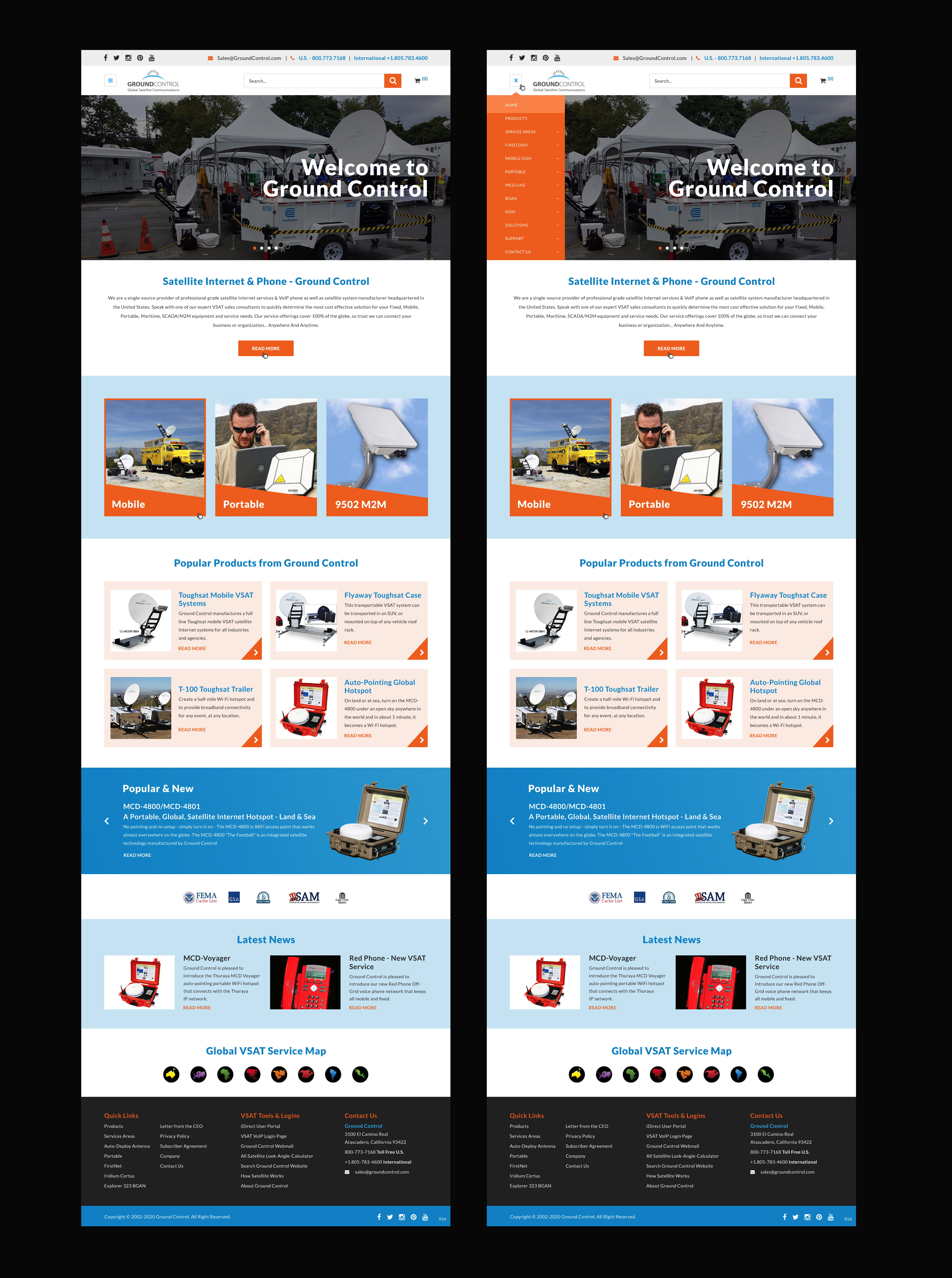 Design Wordpress par pb pour Ground Control | Design #23785694